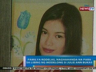 NTG: Pamilya Rodelas, naghahanda na para sa libing ng modelong si Julie Ann bukas