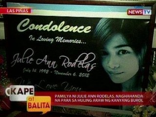 KB: Pamilya ni Julie Ann Rodelas, naghahanda na para sa huling araw ng kanyang burol