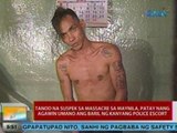 UB: Tanod na suspek sa massacre sa Maynila, patay ng agawin umano ang baril ng kanyang police escort