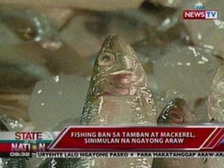 SONA: Fishing ban sa tamban at mackerel, sinimulan na ngayong araw