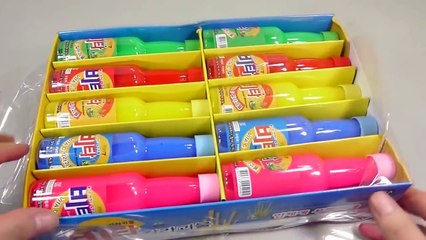 Combine All the Colors Jelly Slime Clay DIY 칼라 액체괴물 액괴 합치기