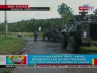 BP: NPA at militar, nagka-engkwentro sa Compostela Valley