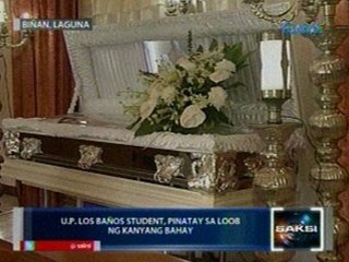 Saksi: UPLB student, pinatay sa loob ng kanyang bahay