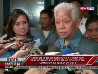 SONA: Partylists na Bayan Muna at Akbayan, pareho nang pinayagan na lumahok sa Eleksyon 2013