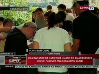 qrt: Mga investor na nabiktima ng Aman Futures Group, patuloy ang pagdating sa NBI