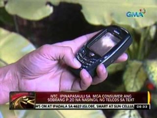 24 Oras: Mga telcos, lumabag raw sa utos ng NTC na ibaba sa P.80 ang bawat text message