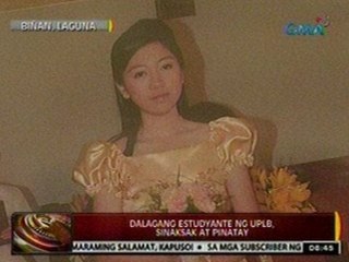 24 Oras: Dalagang estudyante   ng UPLB, sinaksak at pinatay