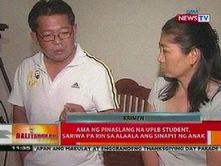 BT: Ama ng pinaslang na UPLB student, sariwa pa rin sa alaala ang sinapit ng anak