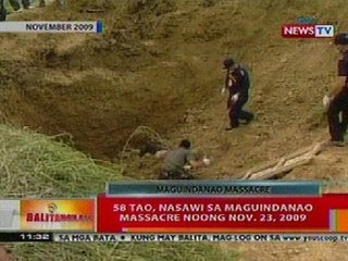 BT: 58 tao, nasawi sa Maguindanao Massacre noong Nov 23, 2009