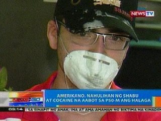 NTG: Amerikano, nahulihan ng shabu at cocaine na aabot sa P50-M ang halaga