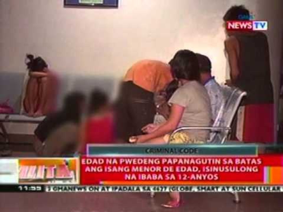 BT: Edad na pwedeng papanagutin sa batas ang menor de edad, isinusulong na ibaba sa 12-anyos