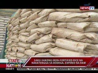 SONA: P300M halaga ng iron-fortified rice na nakatengga sa bodega ng NFA, expired na raw