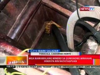 BT: Mga nawawalang minero sa gumuhong minahan, hindi pa rin natatagpuan