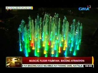 24 Oras: Musical floor fountain, bagong atraksyon