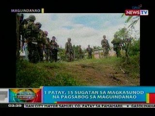 BP: 1 patay, 15 sugatan sa magkahiwalay na pagsabog sa Manguindanao