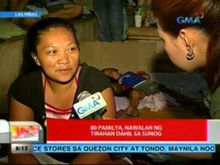 UB: 80 pamilya, nawalan ng tirahan dahil sa sunog sa Las Piñas
