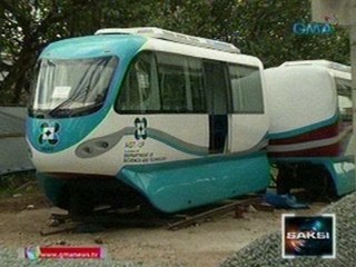 Saksi: Mga bagon ng gawang-Pinoy na Automated Guideway Transit, sasailalim sa test run sa UP Diliman