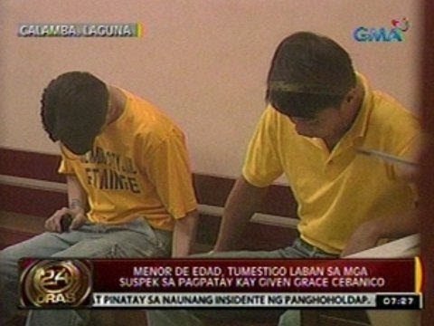 24 Oras: Menor de edad, tumestigo laban sa mga suspek sa pagpatay kay Given Grace Cebanico
