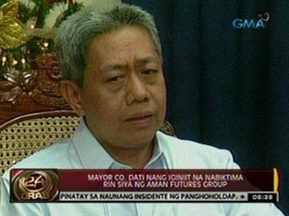 24 Oras: Pagadian City Mayor Samuel Co, sasampahan din ng reklamo ng DOJ kaugnay ng investment scam