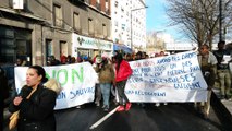 Manifestation des habitant-e-s expulsé-e-s du 168 avenue du Président-Wilson à Saint-Denis et leurs soutiens