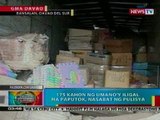 BP: 175 kahon ng umano'y iligal na paputok, nasabat ng pulisya sa Davao del Sur