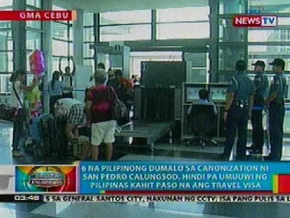 BP: 6 na Pinoy na dumalo sa canonization ni Calungsod sa Roma, 'di pa rin umuuwi