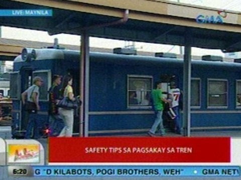 UB: Safety tips sa pagtawid sa riles at pagsakay ng tren