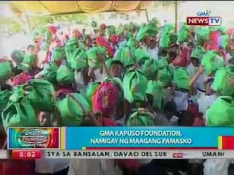 BP: GMA Kapuso Foundation, namigay ng maagang pamasko