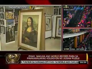 24 Oras: Pinay, nakuha ang world record para sa pinakamalaking koleksyon ng jigsaw puzzle