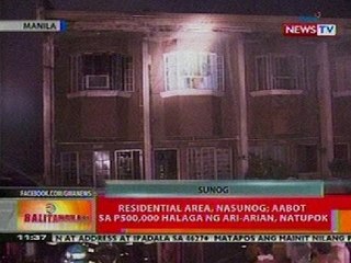BT: Residential area sa Manila, nasunog