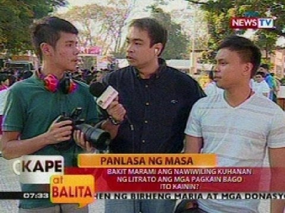 KB: Panlasa ng Masa: Bakit marami ang nawiwiling kuhanan ng litrato ang mga pagkain bago ito kainin?