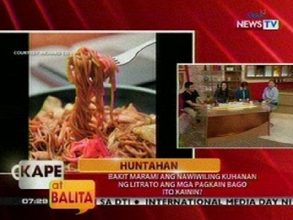 KB: Bakit marami ang nawiwiling kuhanan ng litrato ang mga pagkain bago ito kainin? (Part 1)