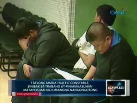 Saksi: 3 MMDA traffic constable, sinibak matapos mahuli umanong nangongotong