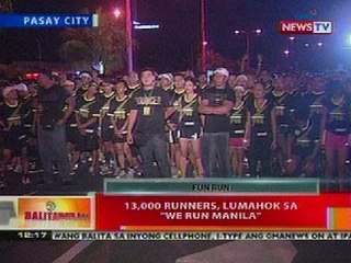 BT: 13,000 runners, lumahok sa "We Run Manila" sa Pasay