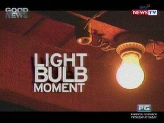 Good News: Light bulb moment