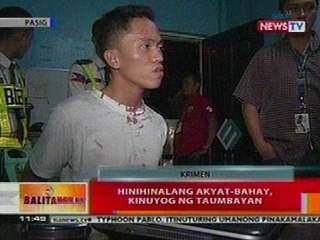BT: Hinihinalang akyat-bahay sa Pasig, kinuyog ng taumbayan