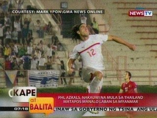 KB: PHL Azkals, nakauwi na mula sa Thailand matapos manalo vs Myanmar