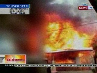 BT: Youscooper, nakunan ang sunog sa Tanay, Rizal