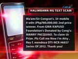 24 Oras: Publiko, pinag-iingat sa text scams na gumagamit ng pangalan ng GMA Kapuso Foundation