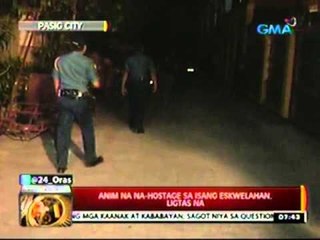 24 Oras: Anim na na-hostage sa isang eskwelahan, ligtas na
