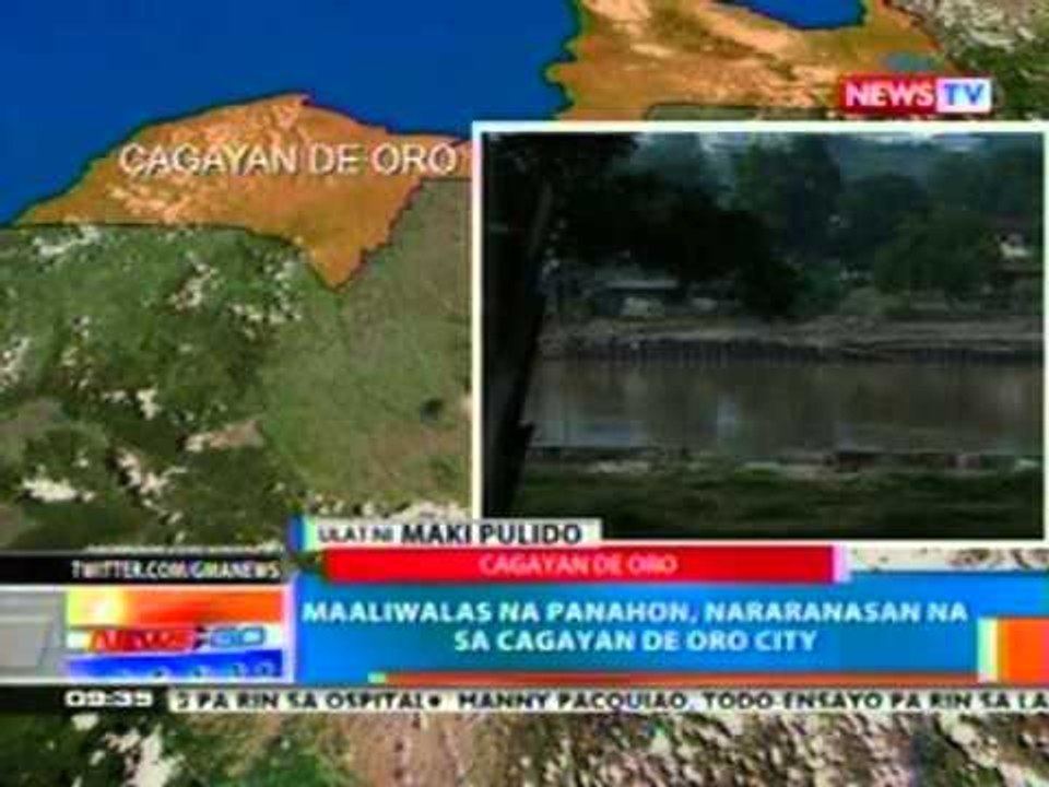 NTG: Maaliwalas na panahon, nararanasan na sa Cagayan de Oro city