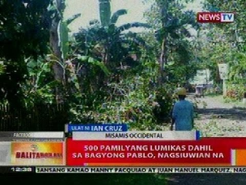 BT: 500 pamilyang lumikas dahil sa Bagyong Pablo sa Misamis Occ., nagsiuwian na