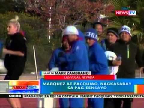 NTG: Marquez at Pacquiao, nagkasabay sa pag-eensayo