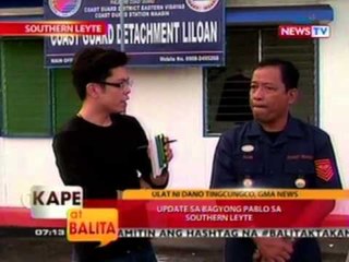 KB: Update sa bagyong Pablo sa Southern Leyte