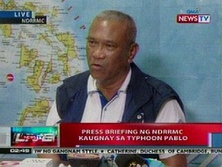 NTL: Press briefing ng NDRRMC kaugnay sa typhoon Pablo
