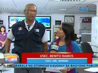 UB: NDRRMC, patuloy na nakaalerto para sa bagyong Pablo