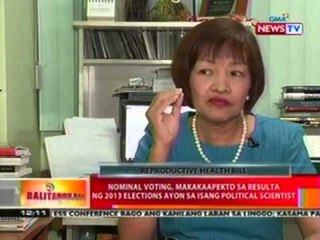 BT: Nominal voting sa bawat babaguhing probinsyon sa RH bill, isinusulong ng CBCP