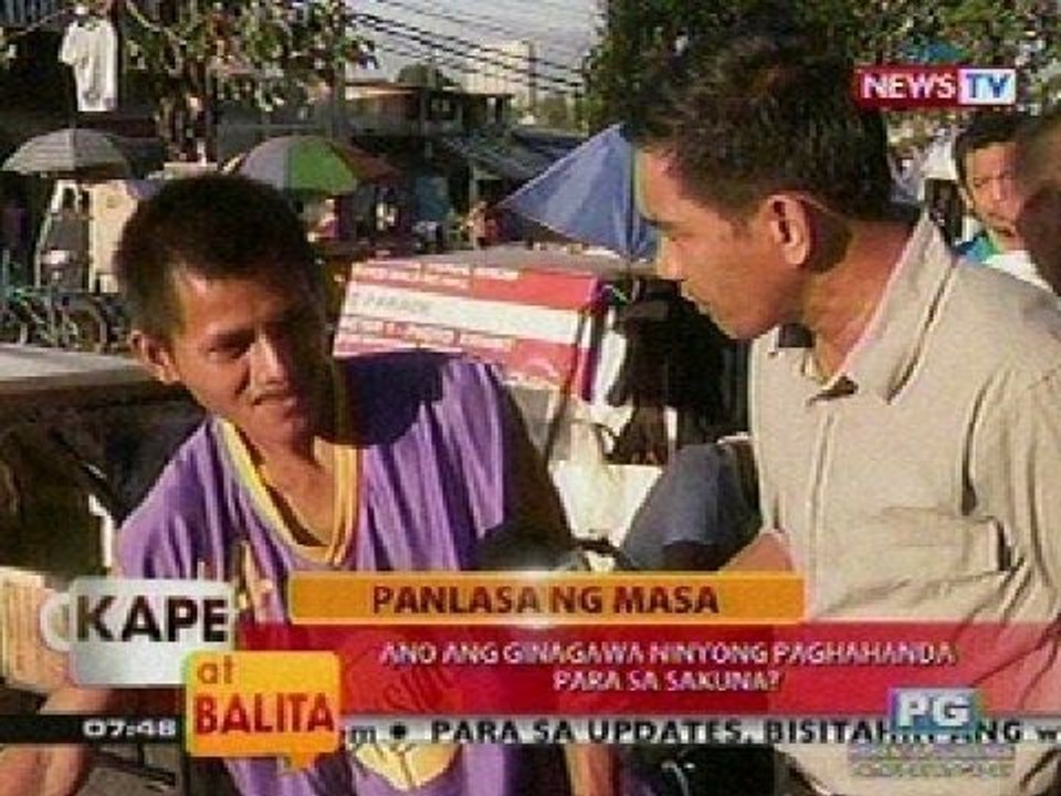 KB: Panlasa ng Masa: Ano ang ginagawa ninyong paghahanda para sa sakuna?