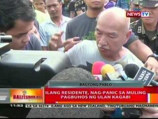 BT: Ilang residente, nag-panic sa muling pagbuhos ng ulan kagabi