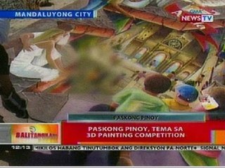 BT: Paskong Pinoy, tema sa 3D painting competition sa Mandaluyong